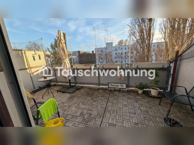 Tauschwohnung: Whn in Moabit, 3 Zi mit Terrasse. gegen Whn in NK, KRZB, SB — photo 1